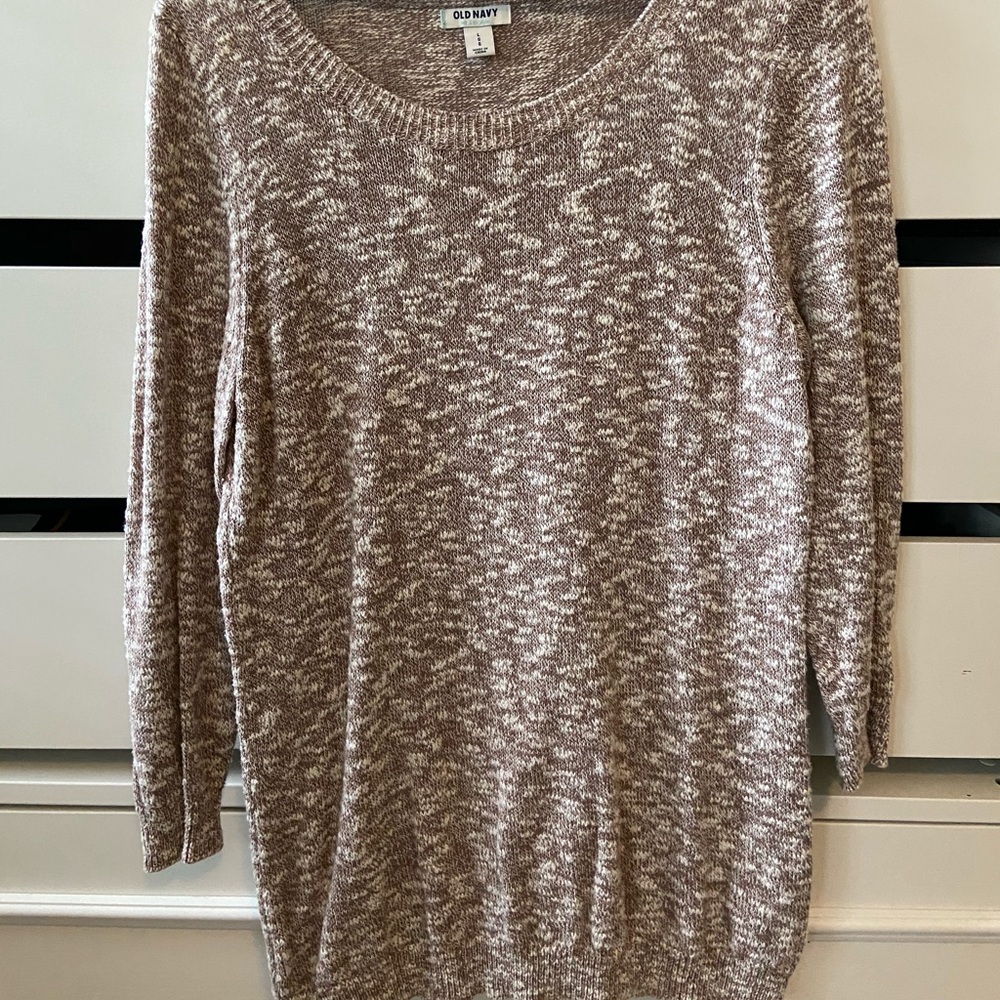 Tan Old Navy Tunic Sweater